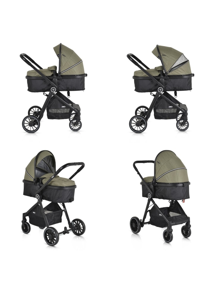Moni Kinderwagen 2 in 1 Rio 22 kg in grün günstig kaufen onesize