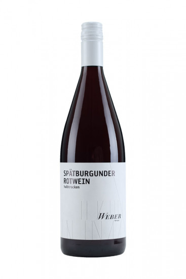 2022 Spätburgunder Rotwein halbtrocken 1,0 L - Weingut Weber Ettenheim