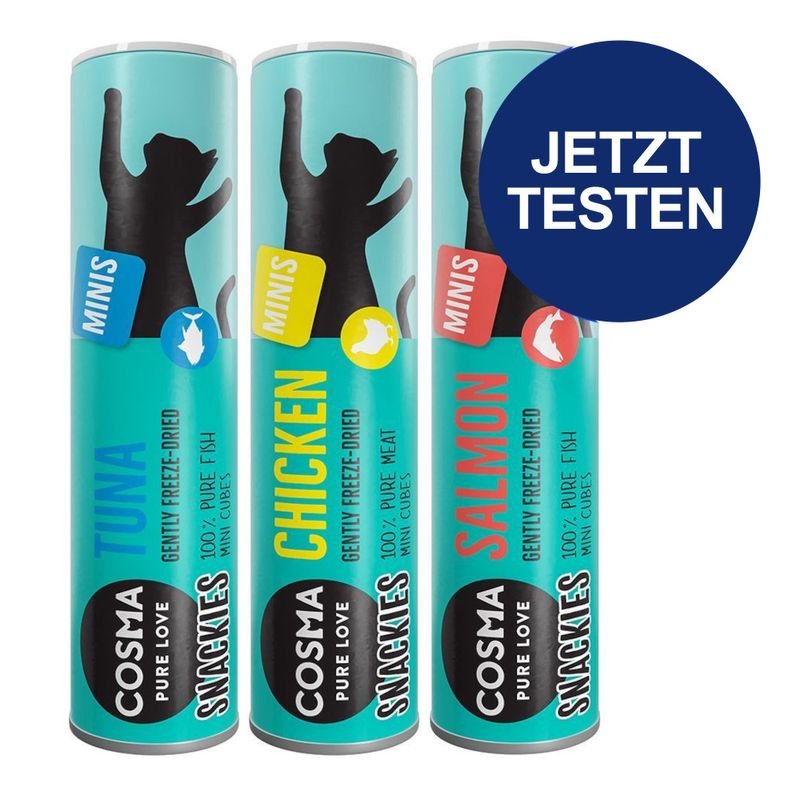 Probierpaket Cosma Snackies Minis zu TOP-Preisen