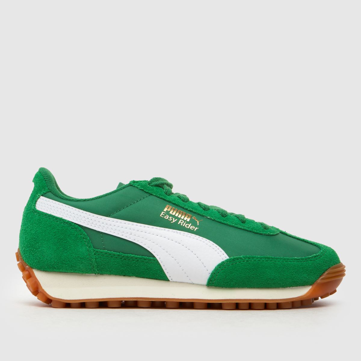 PUMA gröna easy rider vintage pojkar ungdomsskor