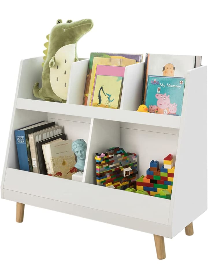SoBuy Kinderregal in Weiß - (B)86 x (H)77 x (T)36cm günstig kaufen onesize