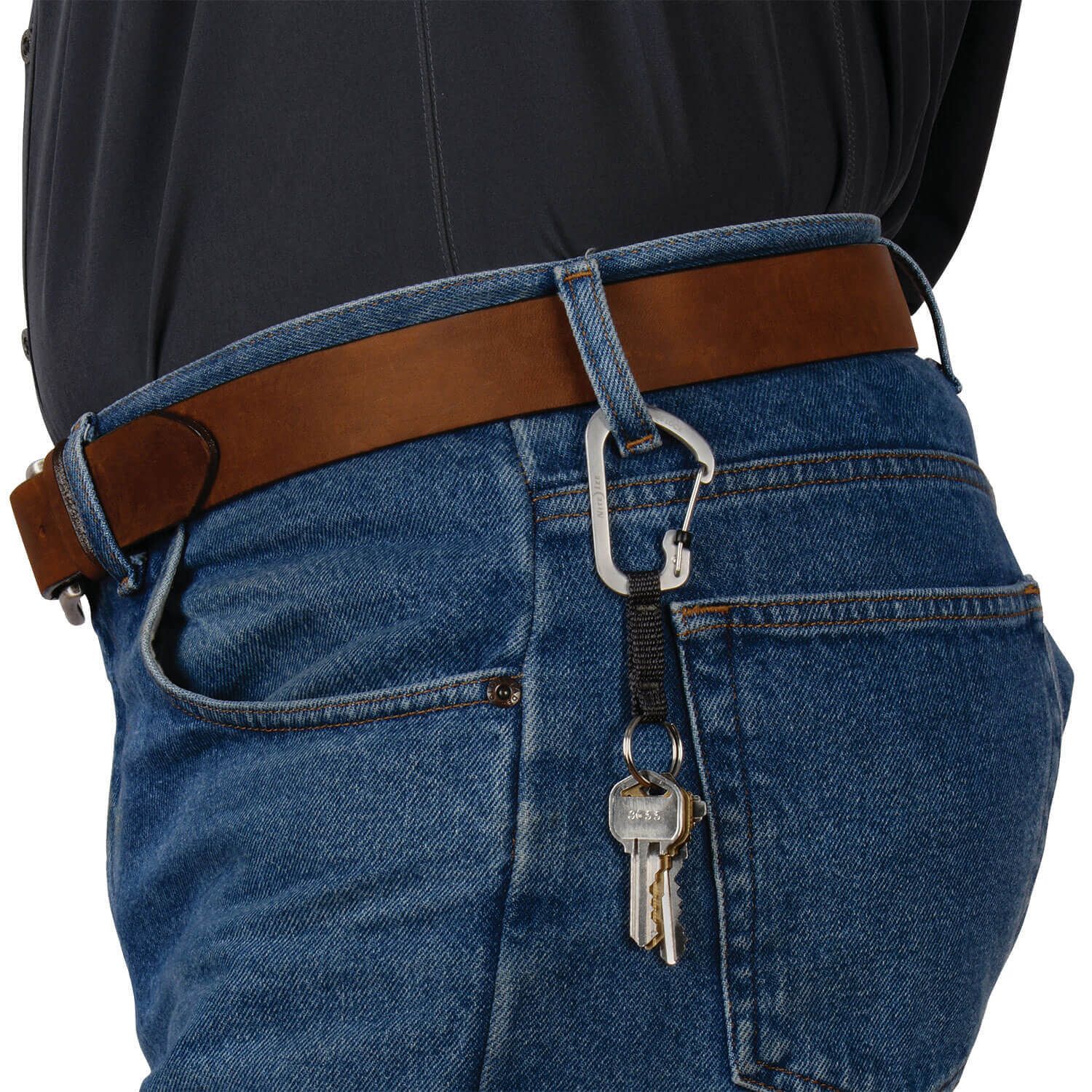 Slide Lock Key Ring Karabiner