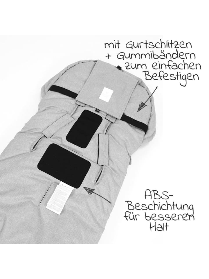 Kaiser Thermo-Fleece Fußsack Lukky für Joie-Kinderwagen - in schwarz günstig kaufen onesize
