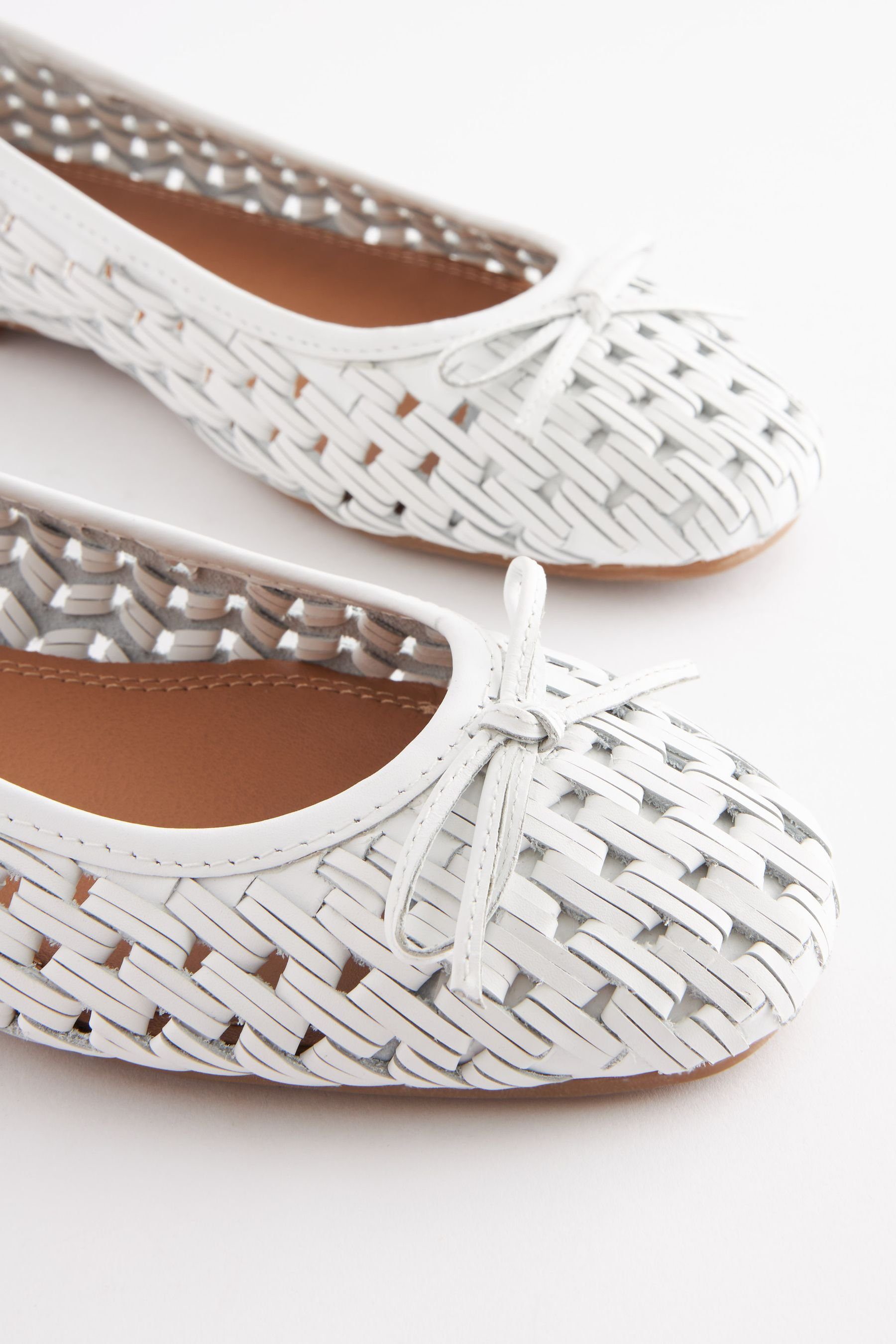 Next Forever Comfort® Ballerinas aus geflochtenem Leder Ballerina (1-tlg)
