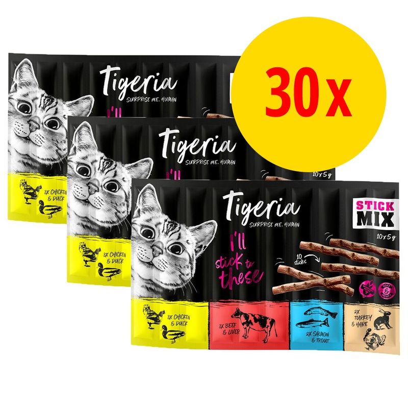 Sparpaket Tigeria Sticks 30 x 5 g zu TOP-Preisen