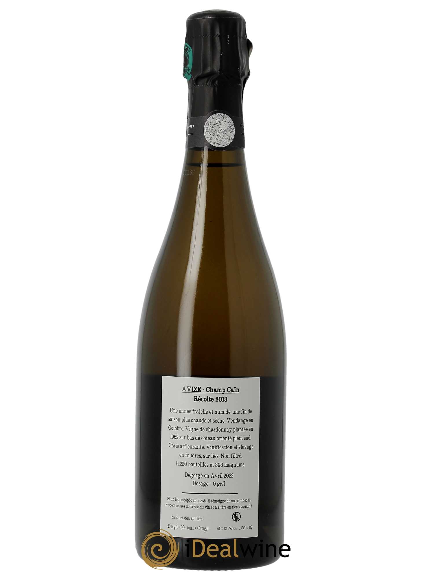 Avize Champ Caïn Extra Brut Jacquesson  2013 - Lot de 1 Bouteille