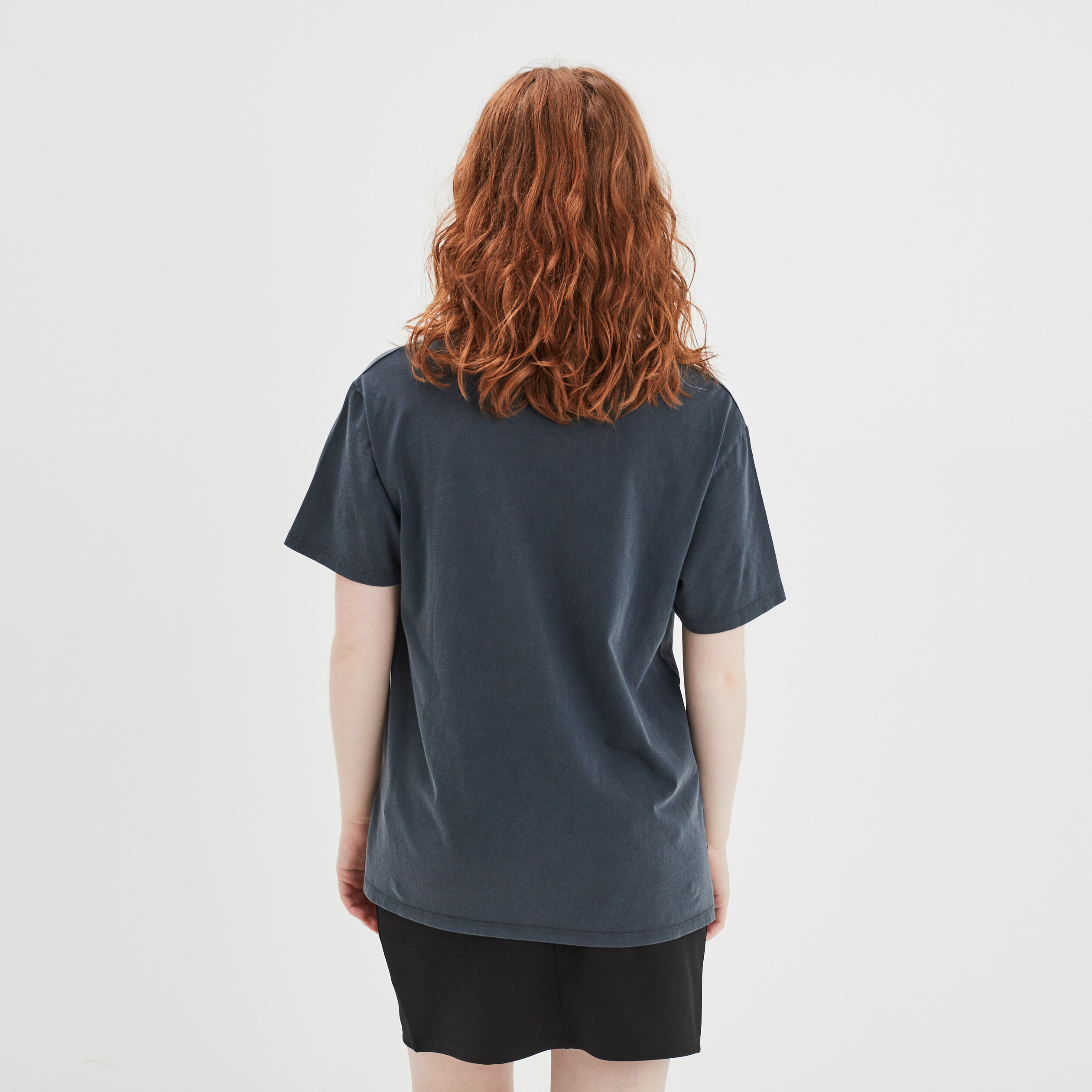 T-shirt oversize manches courtes Nirvana noir femme | La Halle