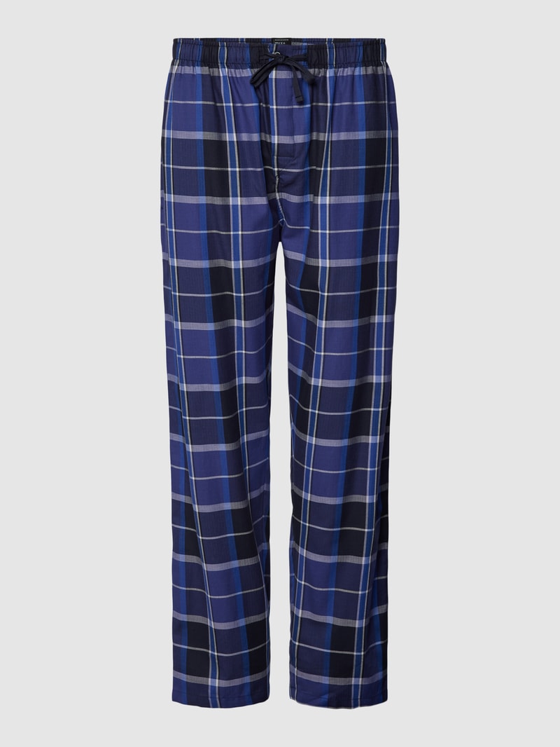 Pyjama-Hose mit Karo-Muster in royalblau