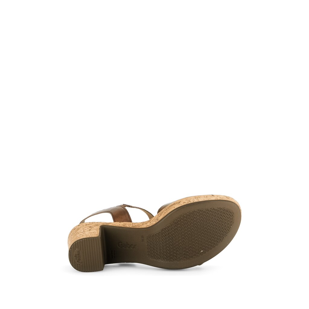 Gabor fashion Plateau Sandale braun