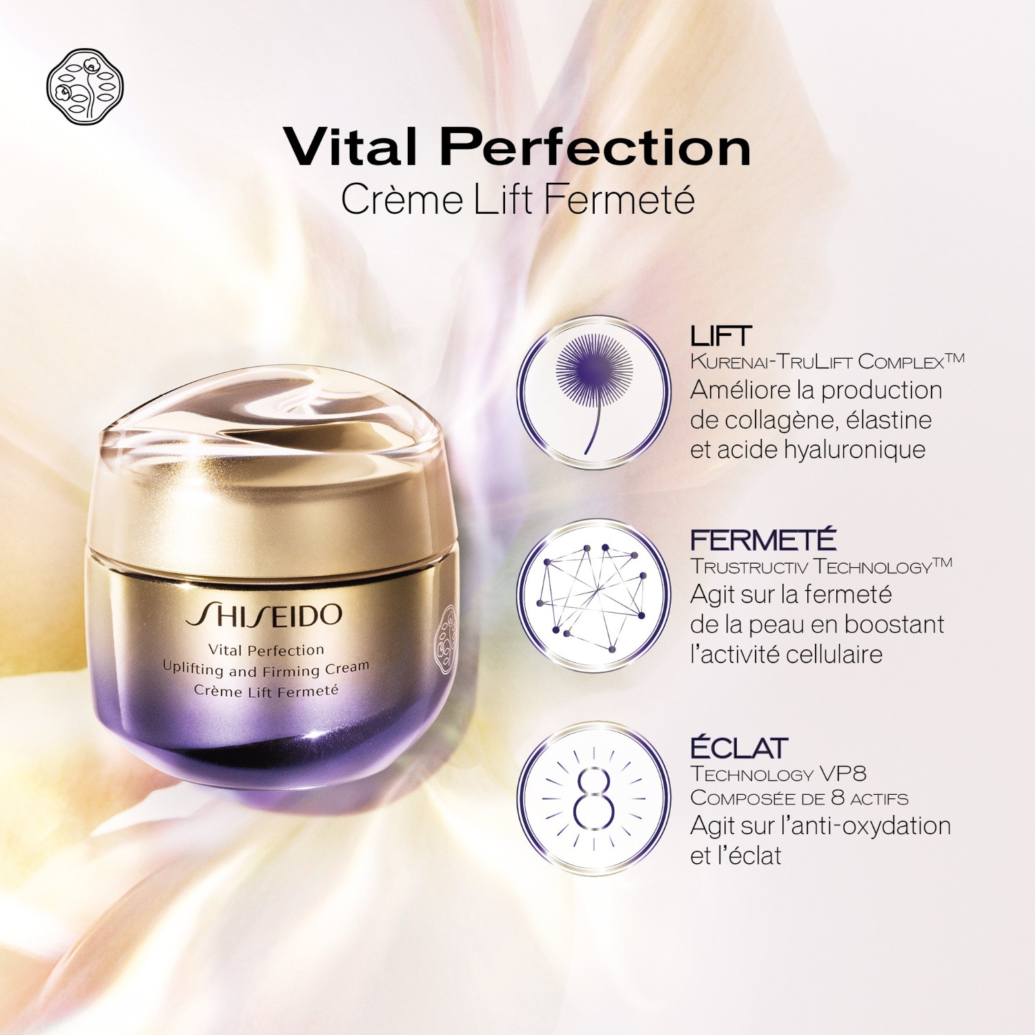 Spevňujúci denný krém Shiseido Lift SPF 30