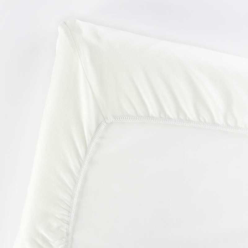 Drap housse pour lit parapluie blanc coton bio BabyBjörn