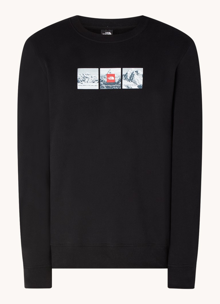 The North Face Expedition sweater with logo and back print