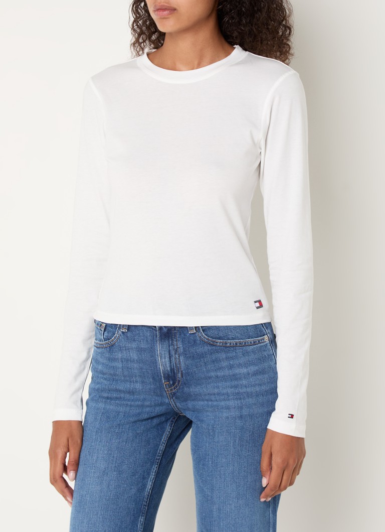 Tommy Hilfiger long-sleeved shirt with logo embroidery