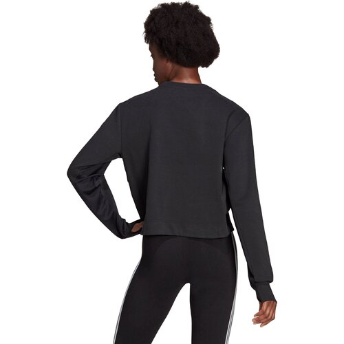 ADIDAS DAMEN AEROREADY DESIGNED TO MOVE COTTON-TOUCH SWEATSHIRT