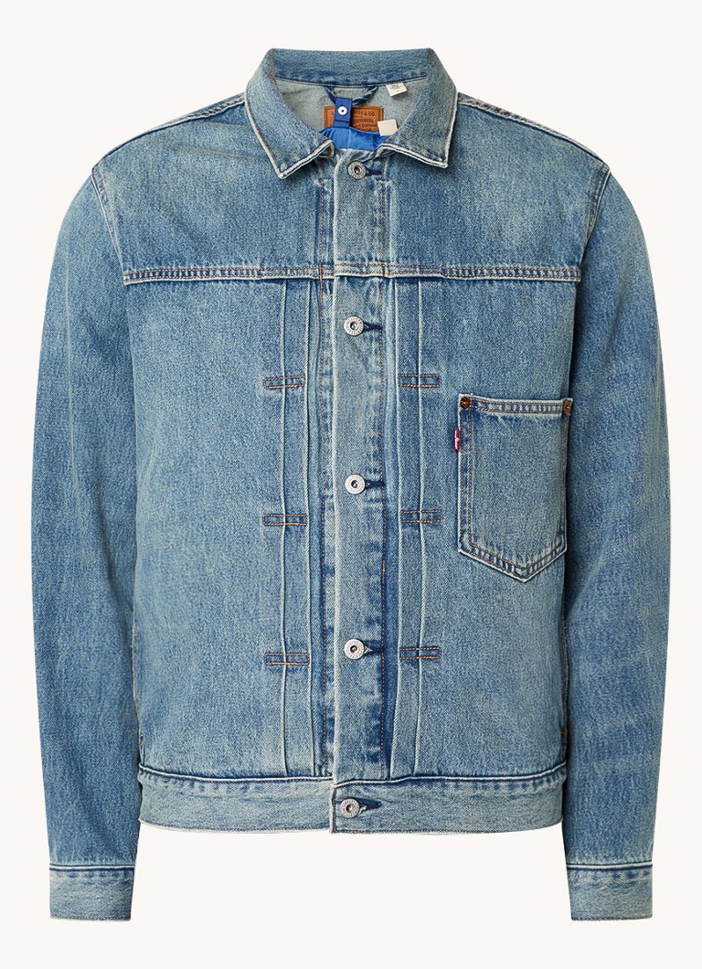 Jachetă din denim Levi's Happy And Well cu căptușeală detașabilă