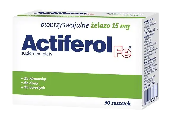 Actiferol Fe, bioraspoloživo željezo 15 mg, prašak za rastvaranje