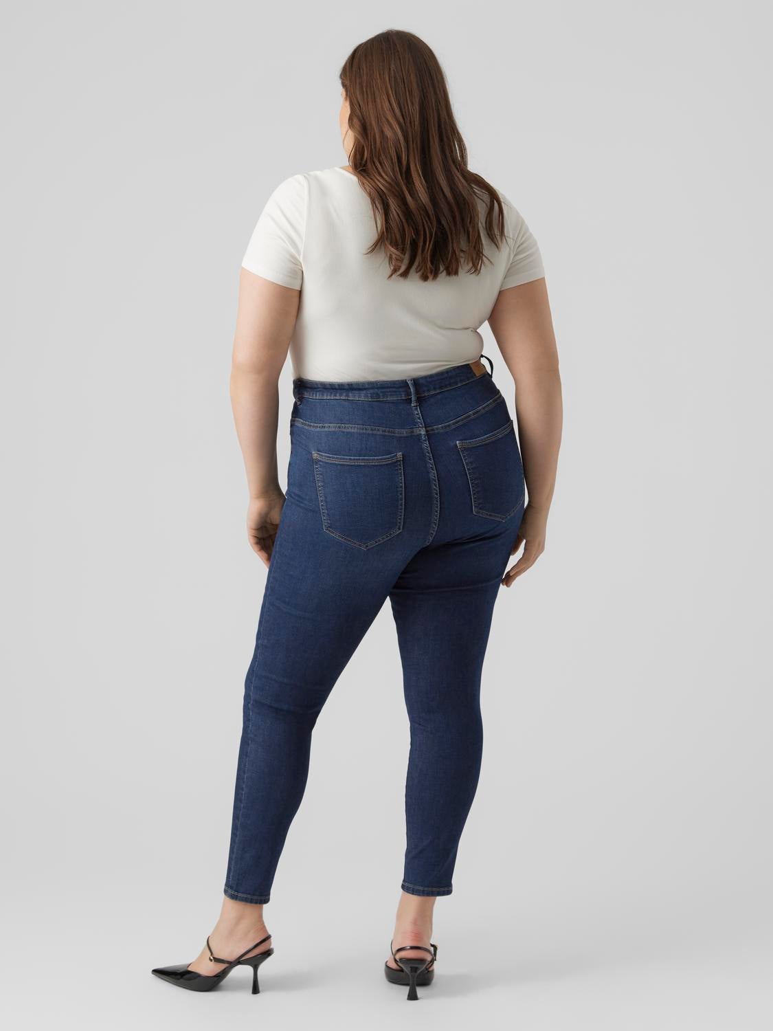 VMPHIA Hohe Taille Skinny Fit Jeans