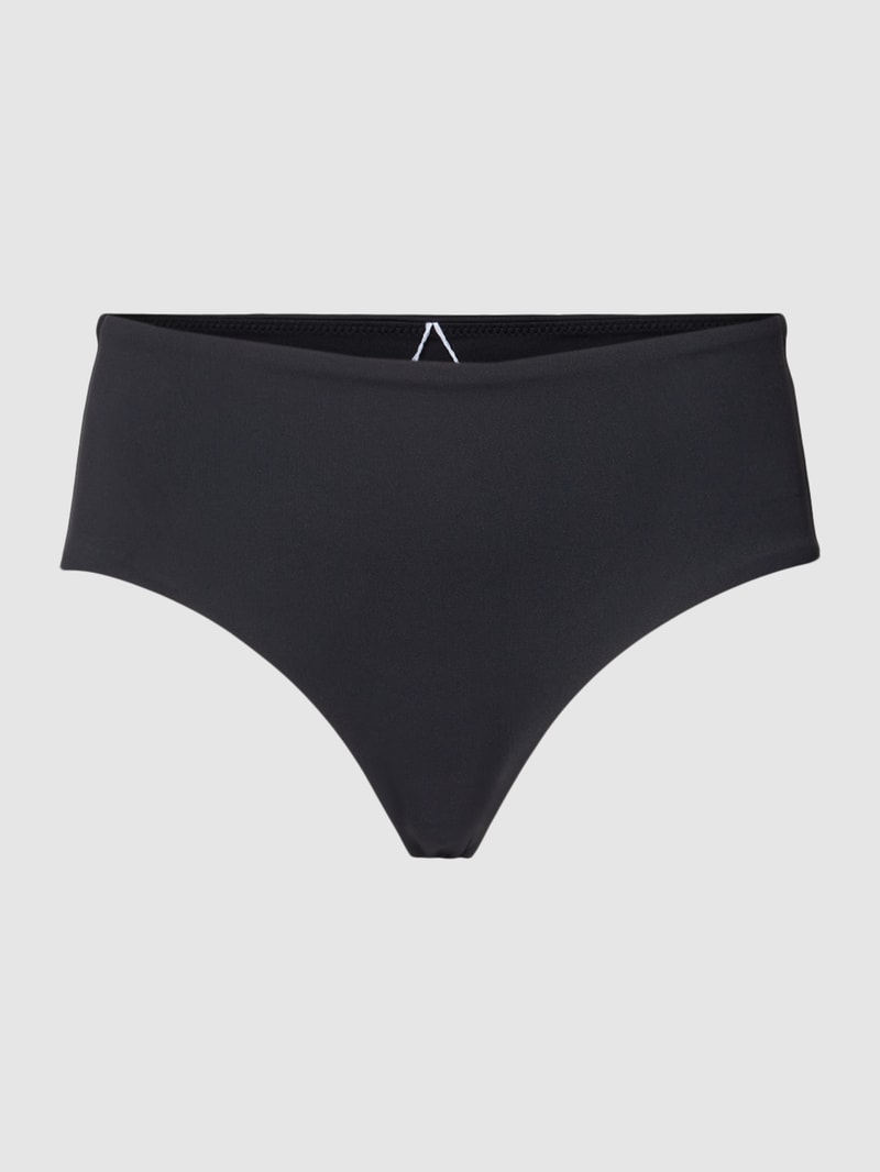 Bikini-Hose mit elastischem Bund in schwarz