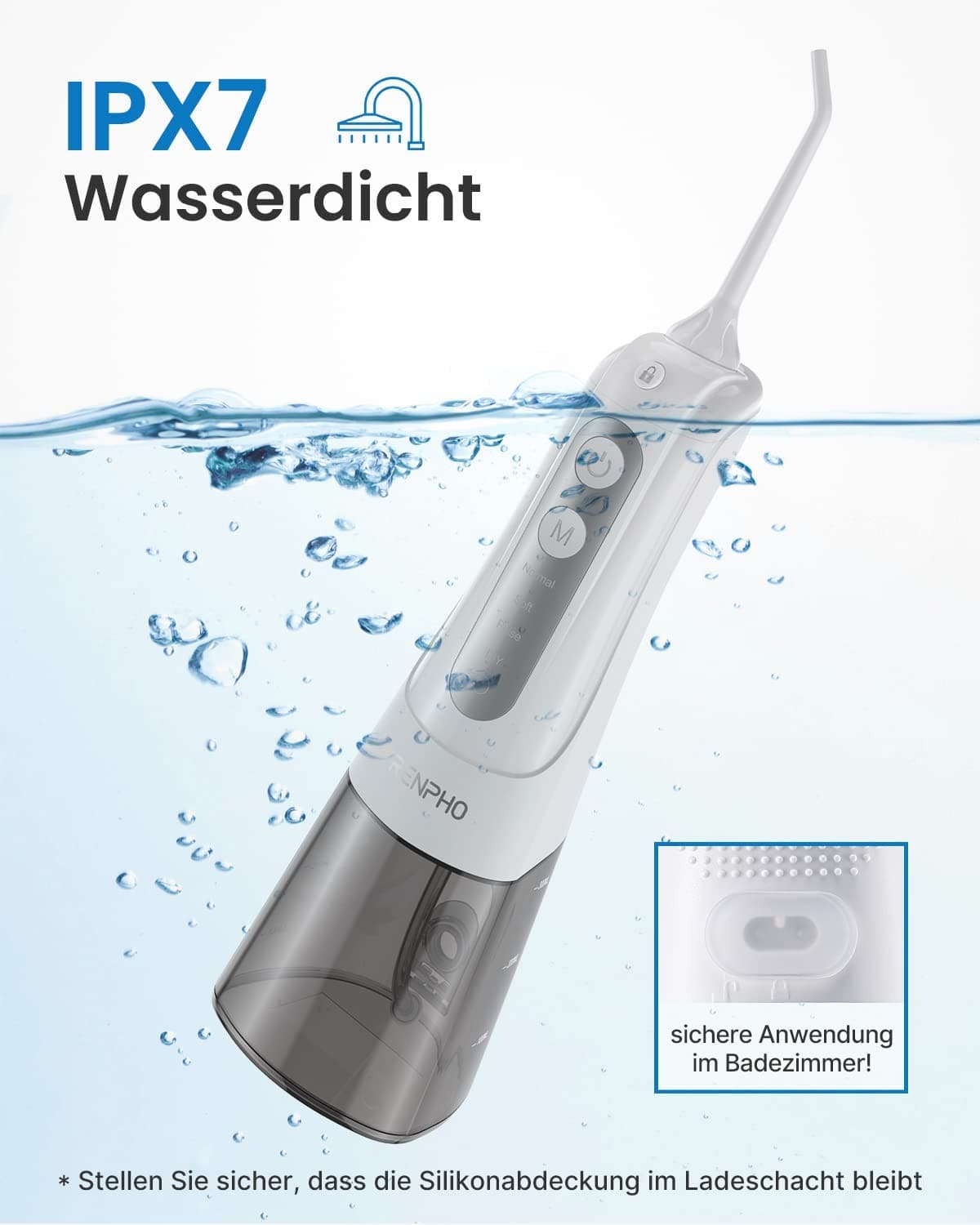 Kabelloser Wasserflosser