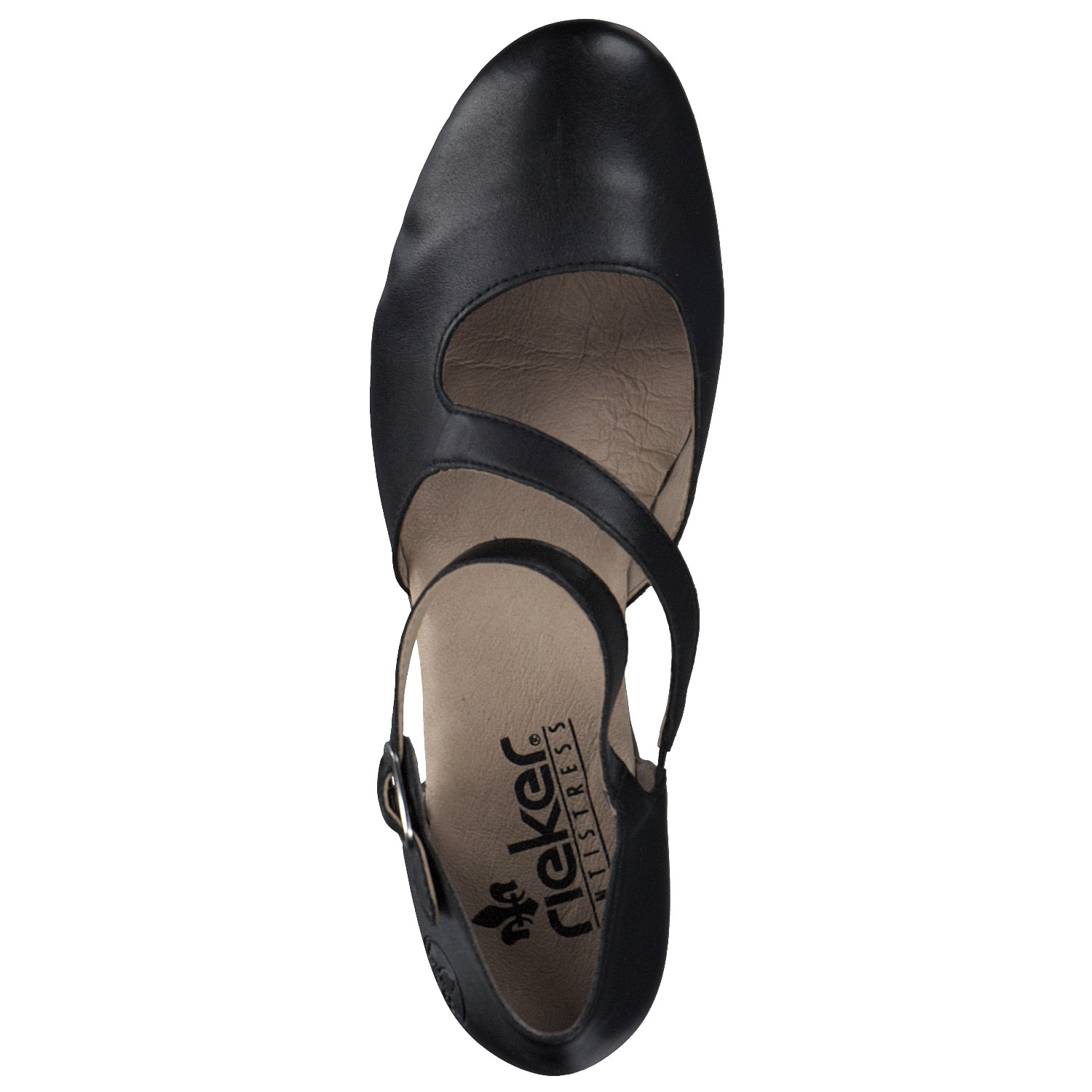 Rieker 41780, Pumps, Damen, schwarz/schwarz