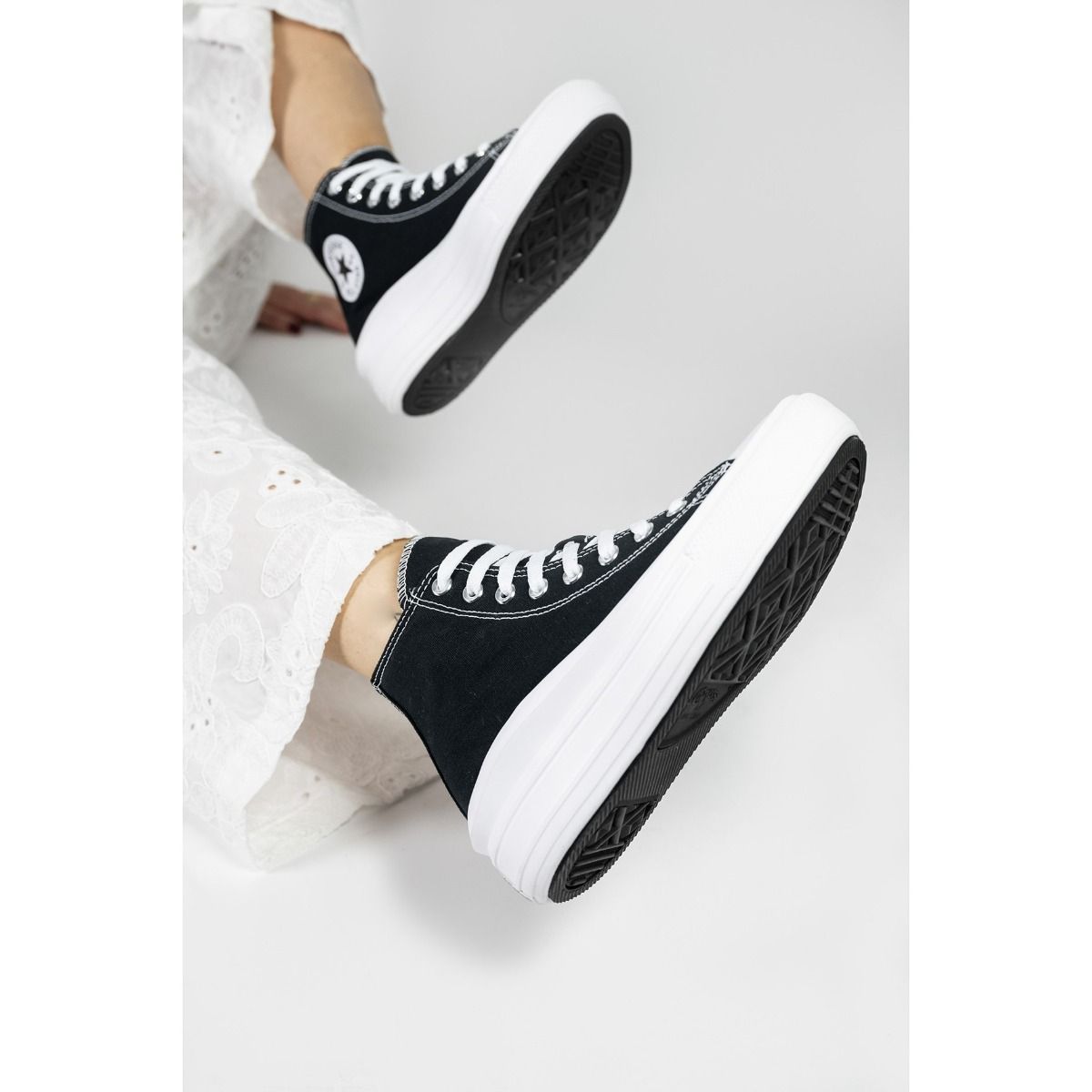 Converse  CHUCK TAYLOR ALL STAR MOVE PLATFORM - Noir