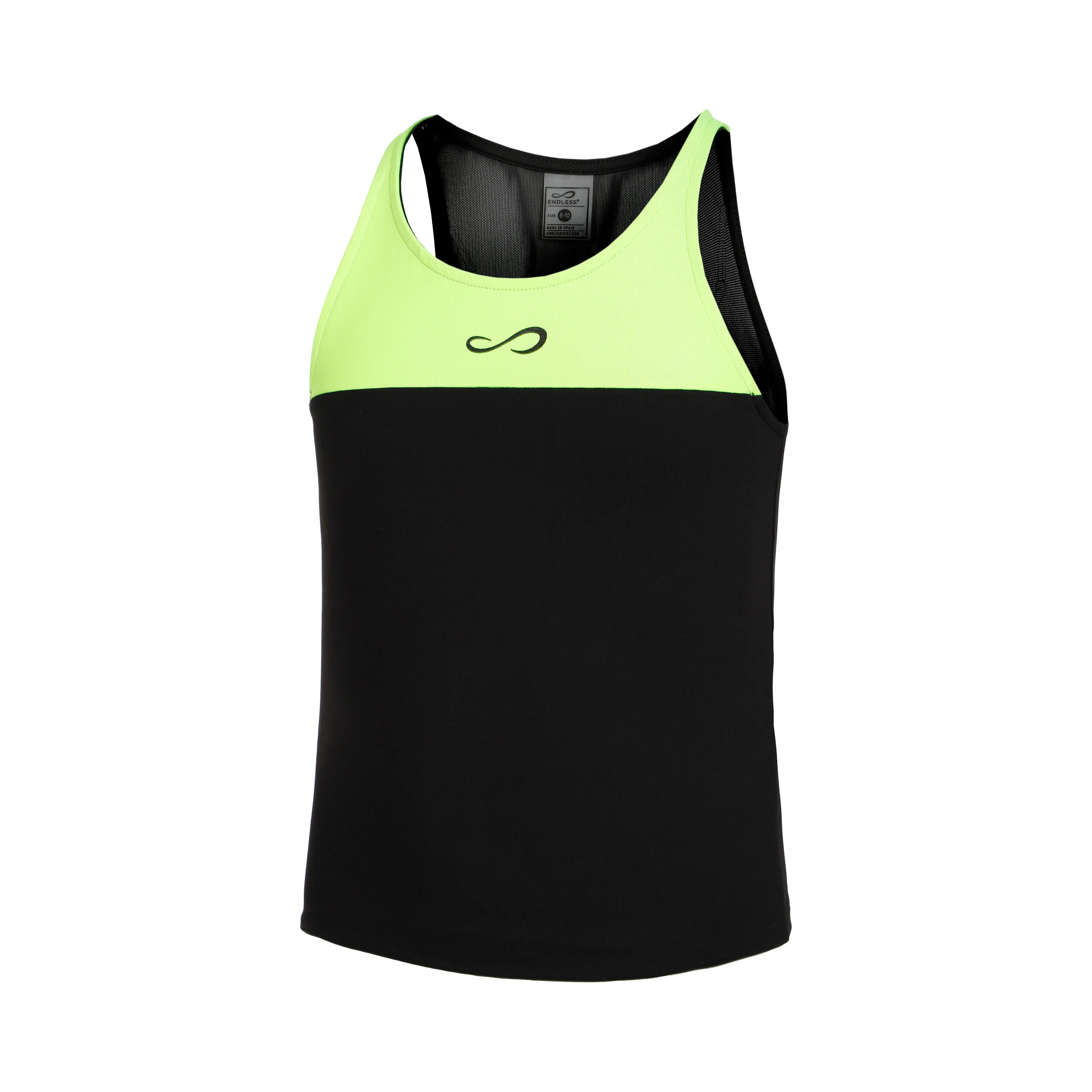 Lace T-Shirt Kinder - Schwarz, Grün