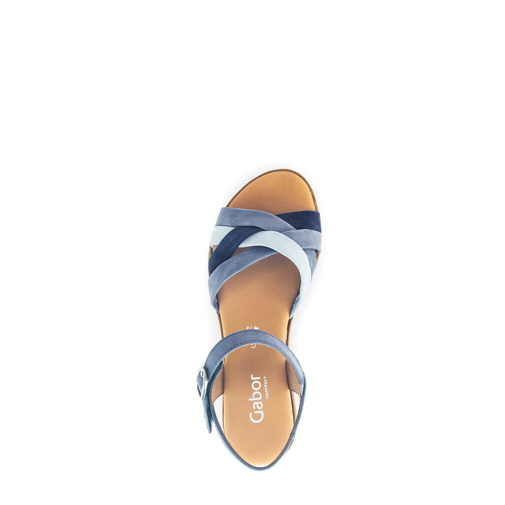 Gabor comfort Keilsandalette blau