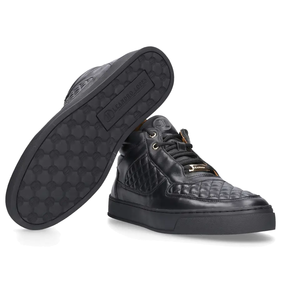 Leandro Lopes - Sneaker high FAISCA Kalbsleder - schwarz