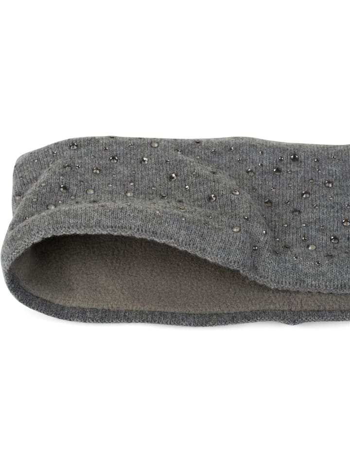 styleBREAKER Feinstrick Stirnband in Grau günstig kaufen onesize