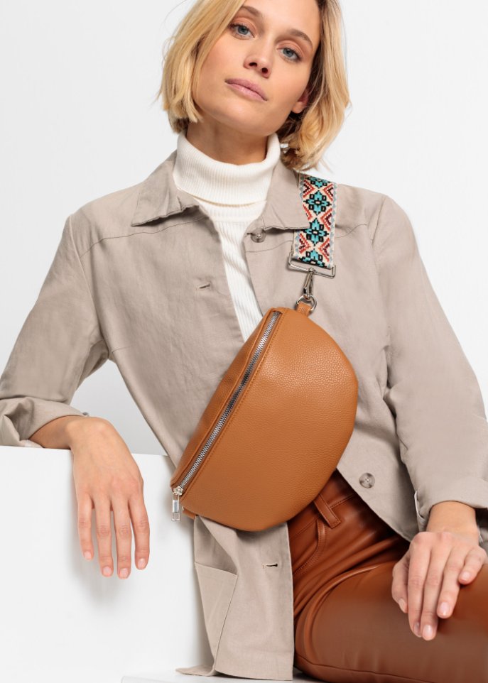 Bauchtasche mit austauschbarem Taschengurt