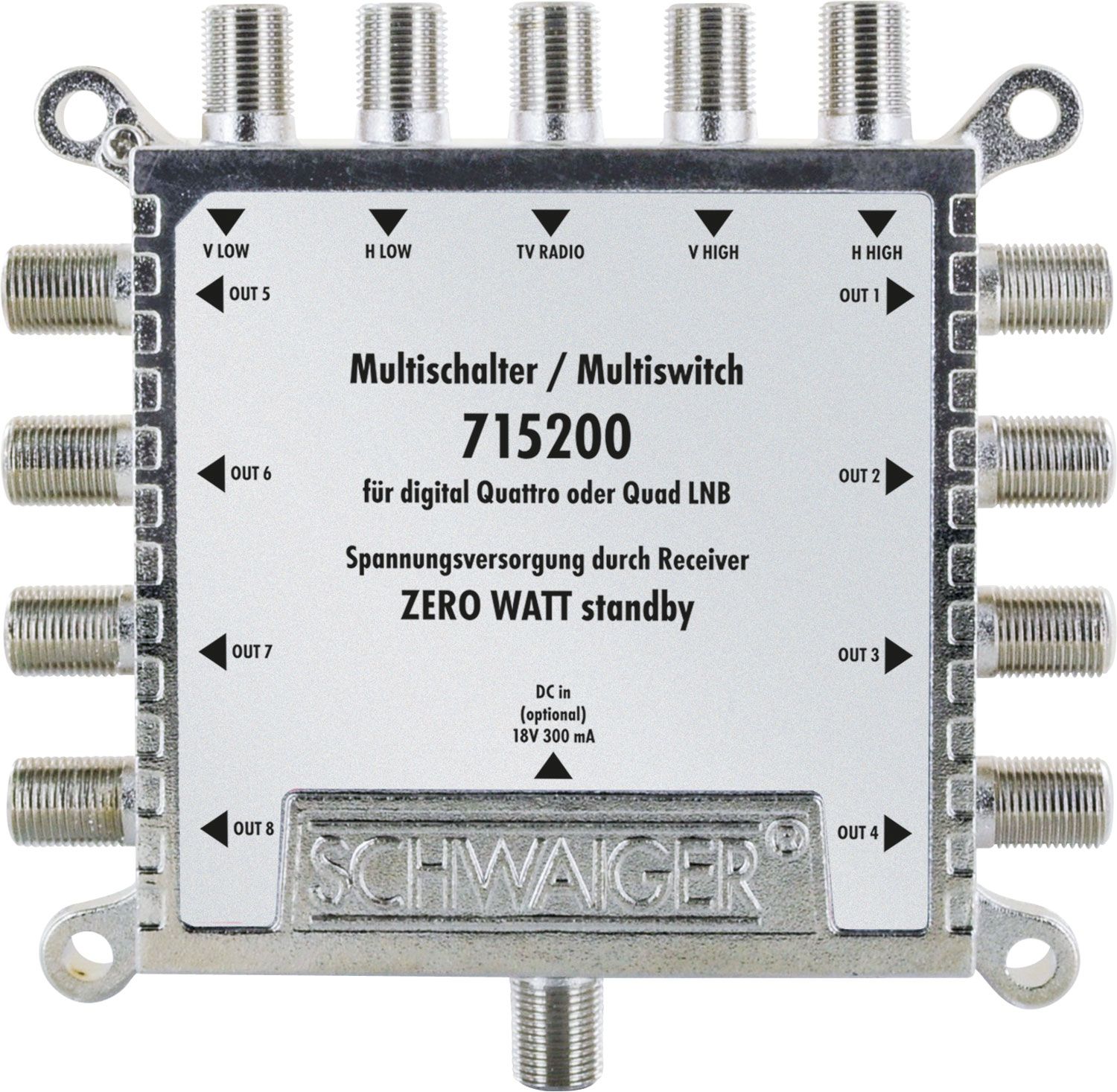Schwaiger 715200 Sat-Multischalter