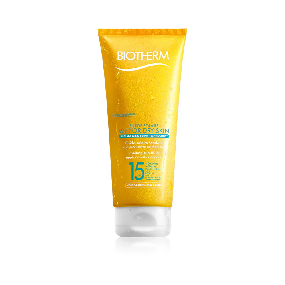 Solar Products Fluide Solaire SPF15 - Telové opaľovacie mlieko so strednou ochranou.