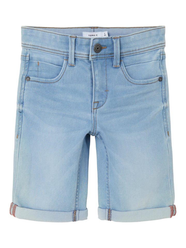 name it Jeansbermuda Long Shorts NKMsofus in light blue denim günstig kaufen
