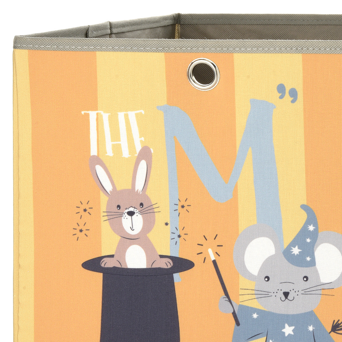 Große Aufbewahrungsbox mit Zirkus-Motiv