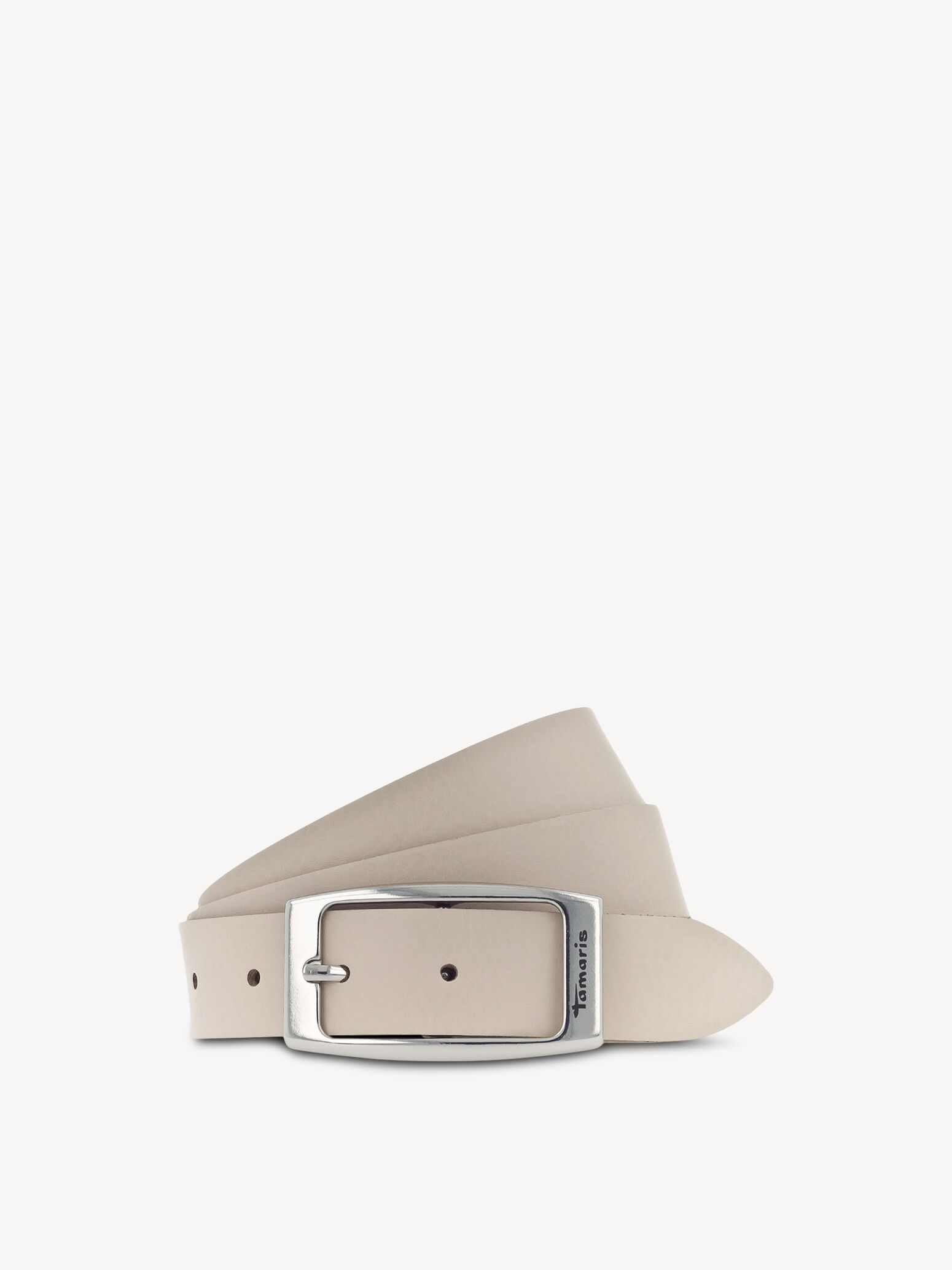 Ceinture en cuir - beige