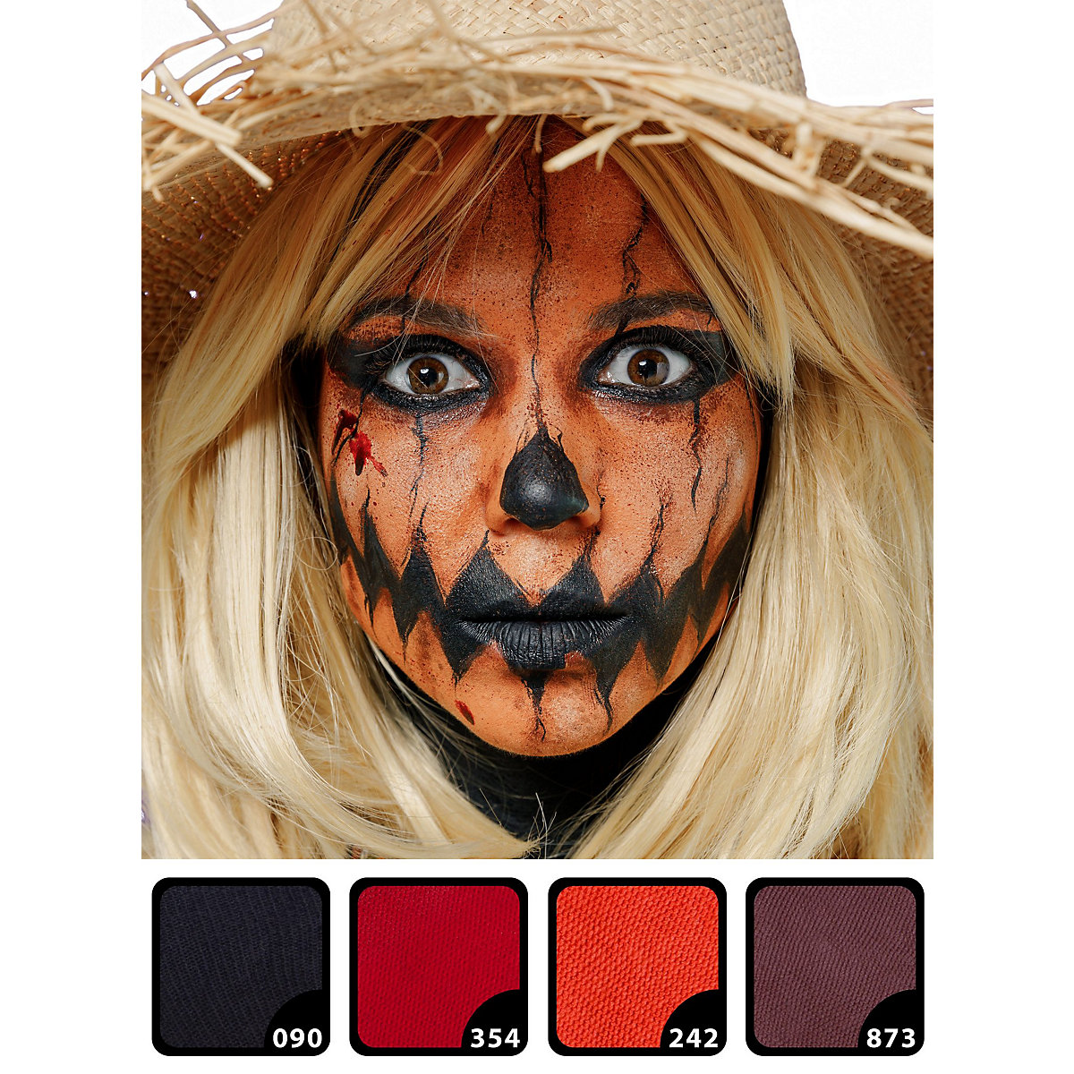 Halloween Vogelscheuche Make-up Set
