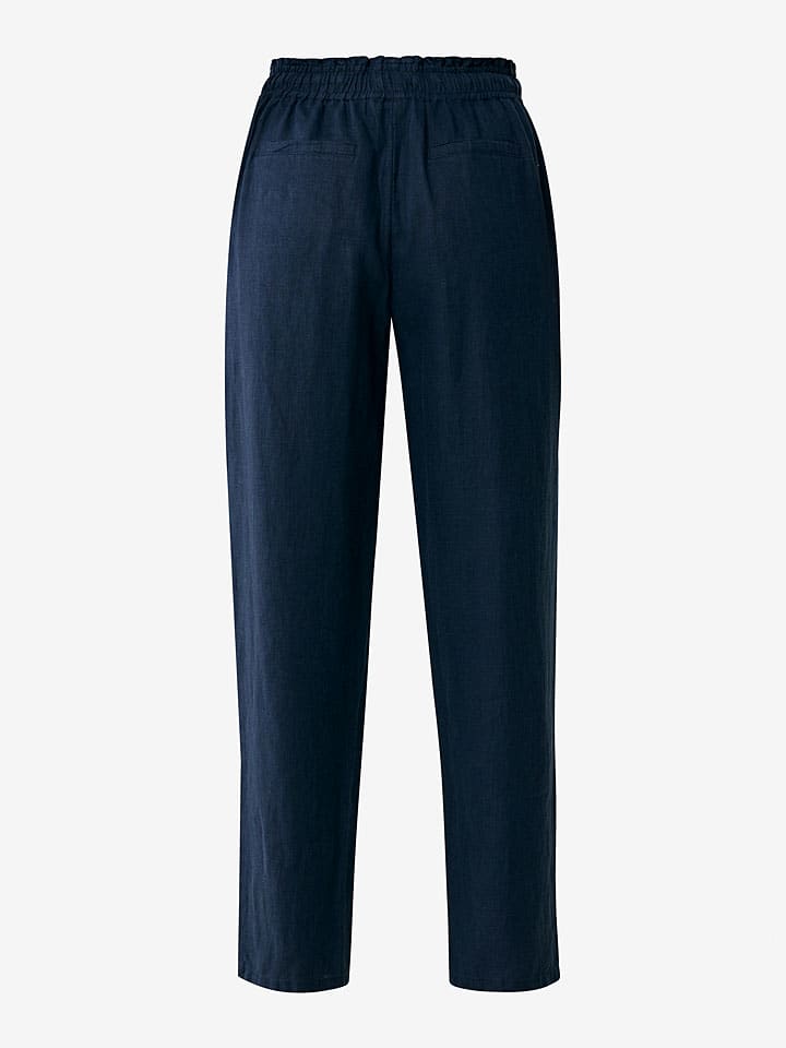 Mexx Leinen-Hose in Dunkelblau günstig kaufen