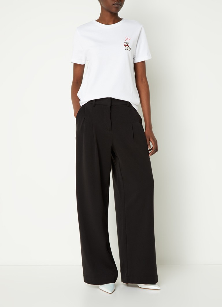 T-shirt Claudie Pierlot Totouni con ricamo