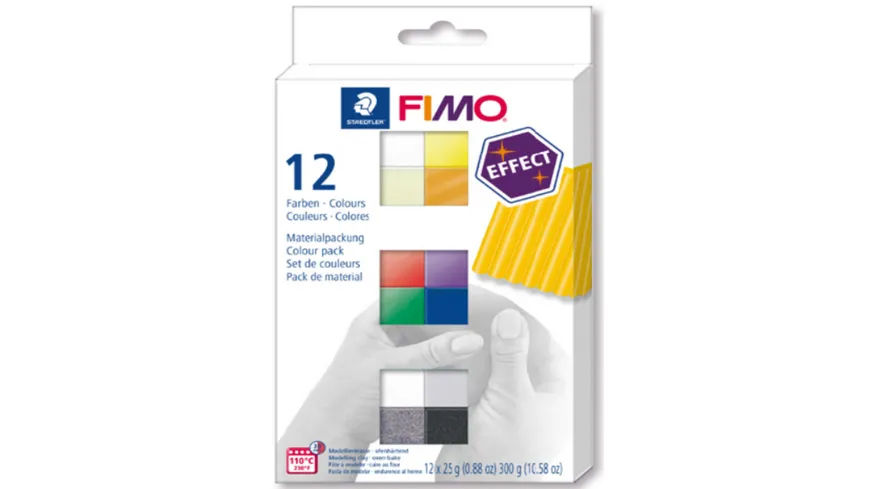 STAEDTLER Modelliermasse FIMO® effect Materialpackung 300 g