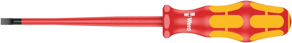 Tournevis plat isolé Wera 05006442001 160 iS VDE, lame à diamètre réduit, 1 x 5,5 x 125 mm 5006442001