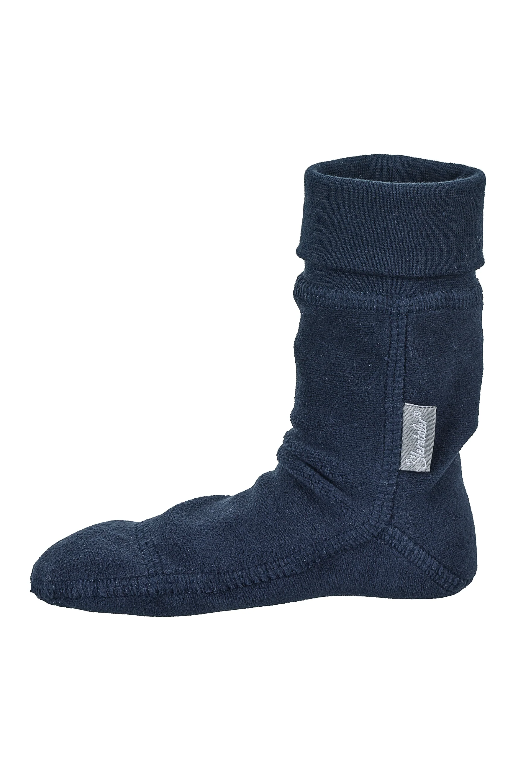 Fleece-Socken für Kinder Gummistiefel, Marine