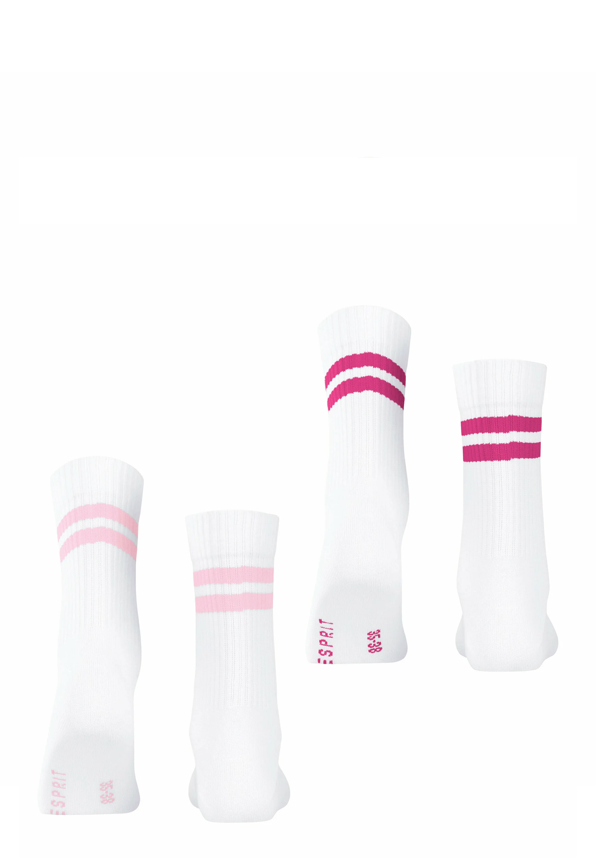 Calcetines deportivos Esprit Tennis Stripe (paquete de 2) con estampado