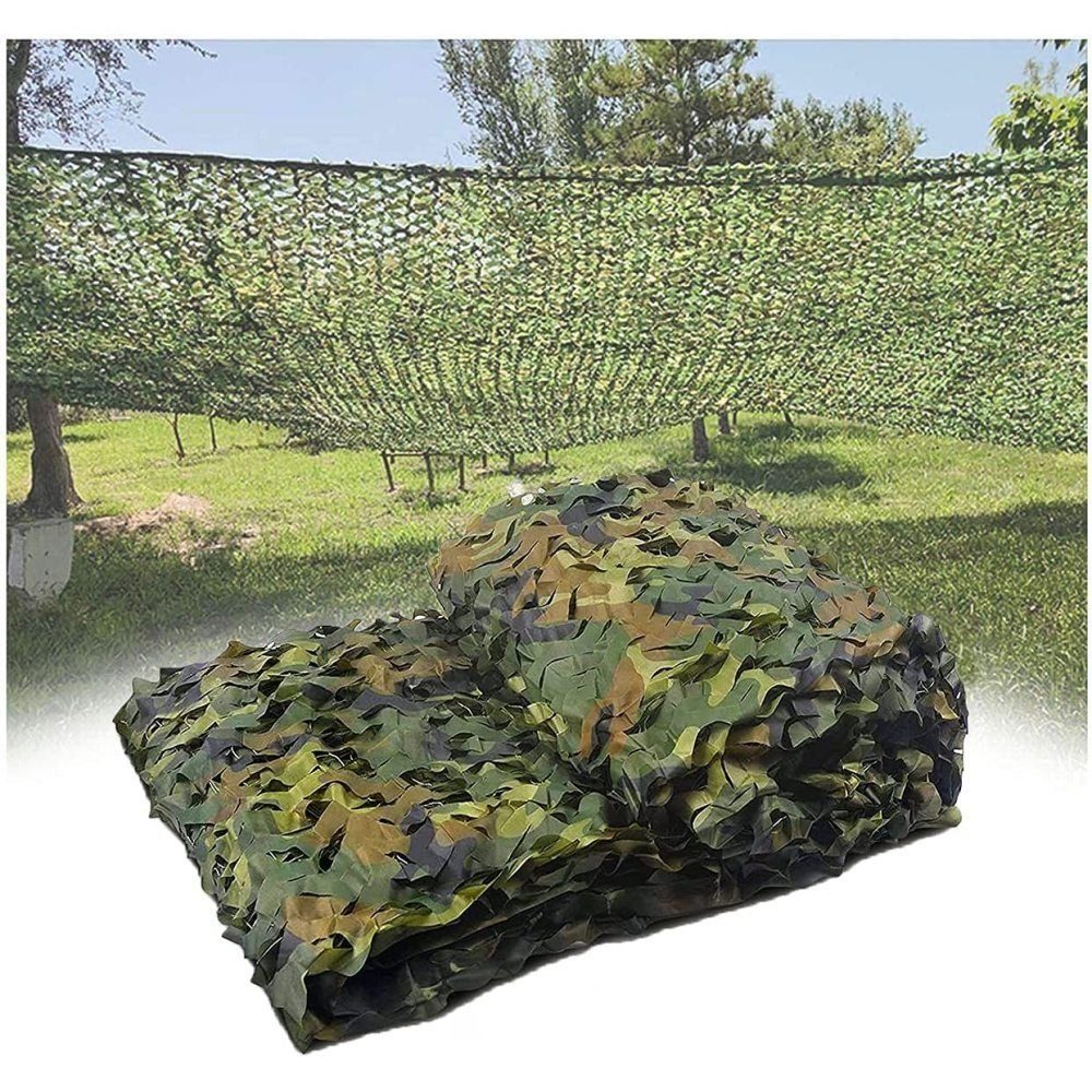 BlingBin Sonnensegel Sonnensegel Camouflage Jagd Tarnnetz Bundeswehr Army Tarnung Camo, (1 Set), 3*4m 4*5m 2*3m 5*1.5m 7*1.5m 5*3m