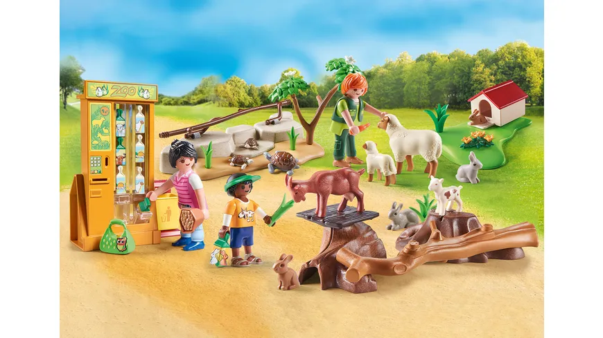 PLAYMOBIL 71191 - Family Fun - Erlebnis-Streichelzoo
