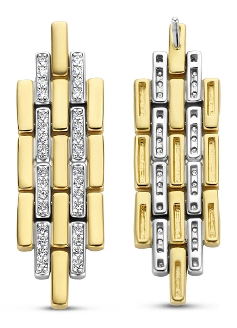 TI SENTO - Milano Stud Earrings gold plated 7891ZY
