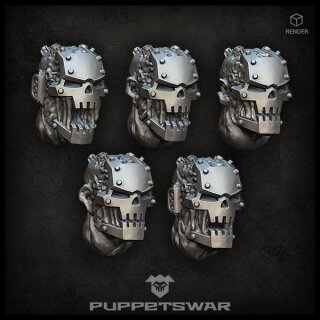 Iron Mutants Heads (5)