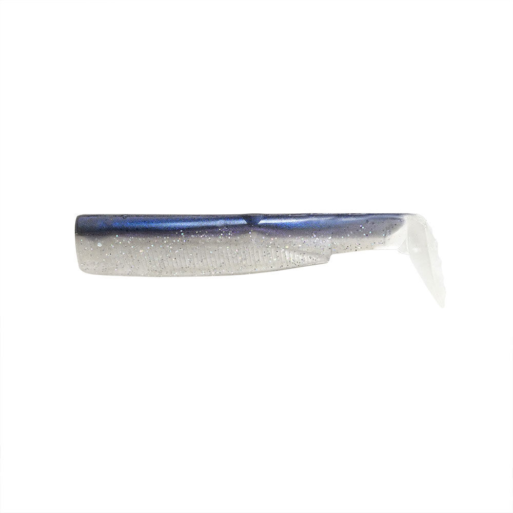 Fiiish Softbait, schwarzer Minnow-Körper, 140 x 14 cm (x3)