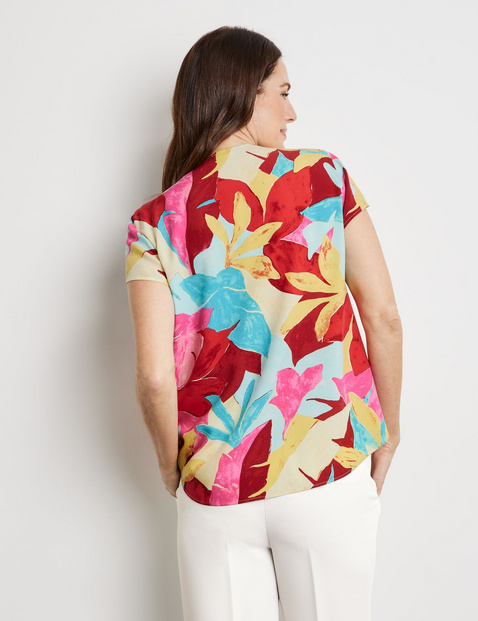 Gemustertes Blusenshirt