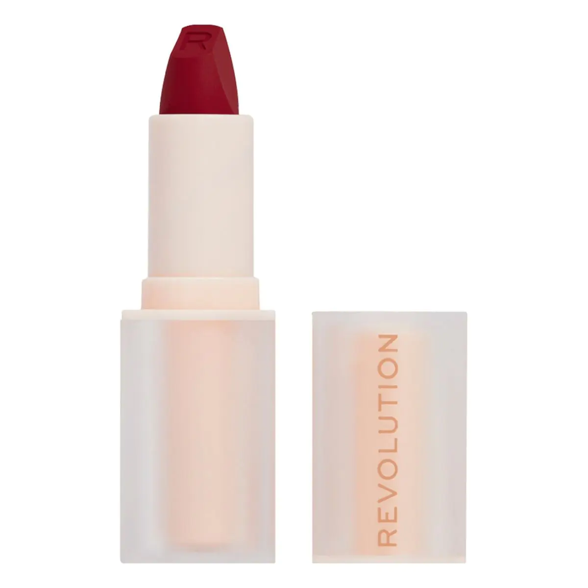 MAKEUP REVOLUTION Lip Allure Soft Satin кармин CEO циглано црвени 3.2g