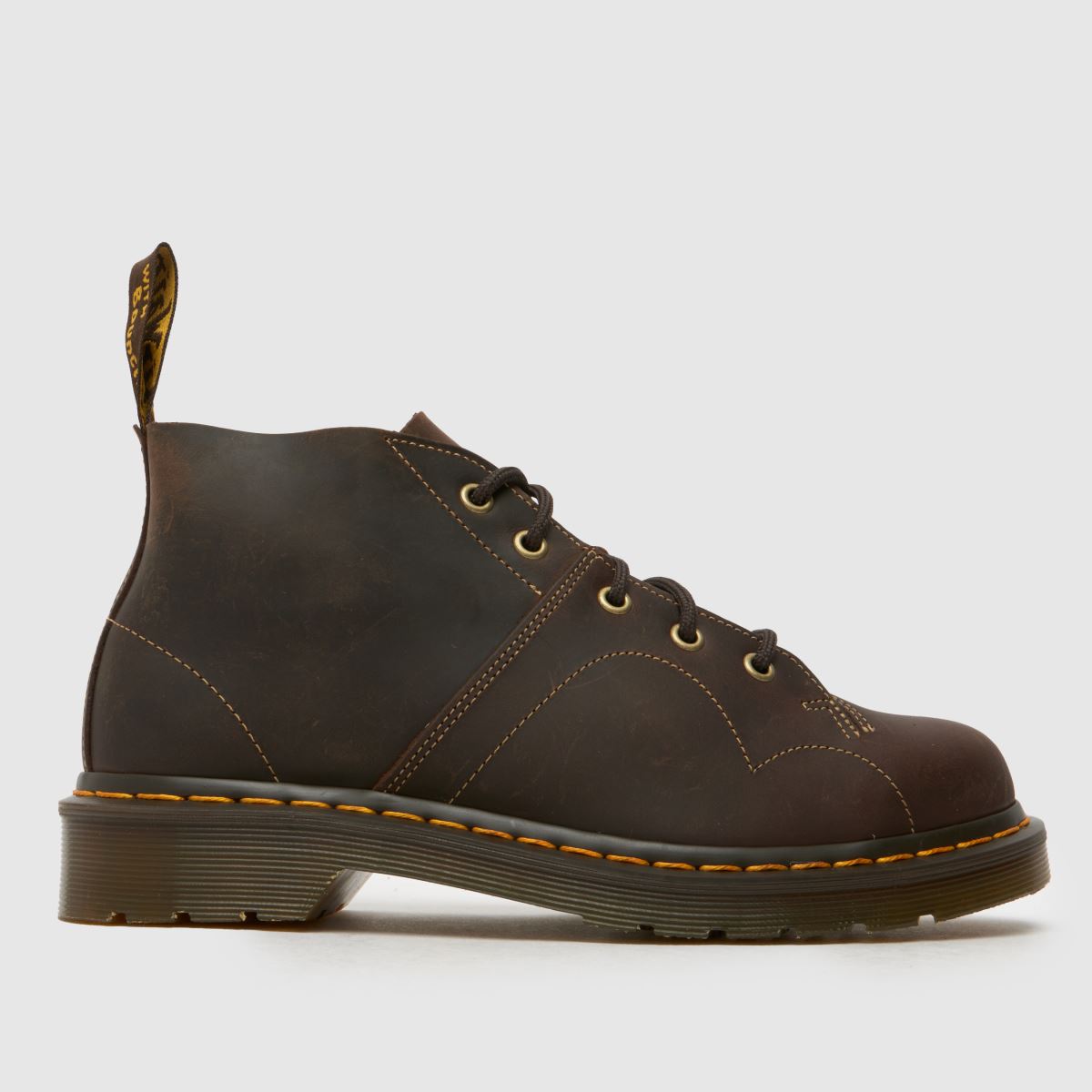 Dr Martens – Mörkbruna Church Monkey-stövlar
